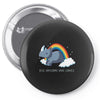 real unicorns have curves Pin-back button