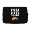 pizza fixes everything Laptop sleeve