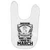 Never Underestimate Dog Rescuer Who Was Born March Baby Bibs