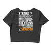 Strong Independent Motivated Scorpio Crop Top