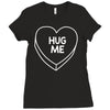 hug me Ladies Fitted T-Shirt
