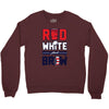 red white and brew Crewneck Sweatshirt