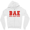 BAE Best Aunt Ever Zipper Hoodie