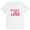 go step on a lego V-Neck Tee