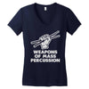 weapons of mass percussion Women's V-Neck T-Shirt