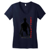 crazy rocket guardians japan poster shape cosmos space fighters Women's V-Neck T-Shirt
