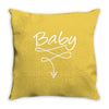 baby belly Throw Pillow