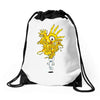 demons inside your soul 2 Drawstring Bags