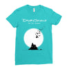 david gilmour on island Ladies Fitted T-Shirt