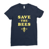 Save The Bees Ladies Fitted T-Shirt