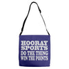 hooray sports win points Adjustable Strap Totes