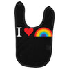 I Love Lgbt Baby Bibs