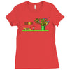 revenge of the turtles Ladies Fitted T-Shirt