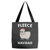 fleece navidad Tote Bags