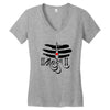 del Women's V-Neck T-Shirt