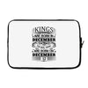 Real Kings Are Born On December 12 Laptop sleeve