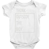 think outside the box Baby Onesie