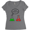you're overreacting Women's Triblend Scoop T-shirt