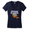 frigid flakes Women's V-Neck T-Shirt