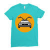 delorean Ladies Fitted T-Shirt