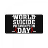 World Suicide Prevention Day License Plate