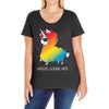 haters gonna hate Ladies Curvy T-Shirt