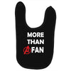 avengers more than a fan white logo Baby Bibs