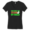 funny golf the older i get, ideal gift, birthday present Women's V-Neck T-Shirt