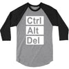 control alt delete 3/4 Sleeve Shirt