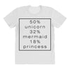 50 % unicorn All Over Women's T-shirt