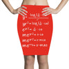 X-Mas Math Pencil Skirts