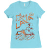 the floor is lava Ladies Fitted T-Shirt