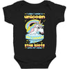 5  unicorn stab idiots Baby Bodysuit