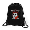 praying skull Drawstring Bags