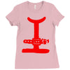 santa claus suit Ladies Fitted T-Shirt