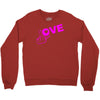 fuck love party Crewneck Sweatshirt