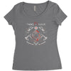 dog of war Women's Triblend Scoop T-shirt