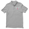 breast with pink ribbon Polo Shirt