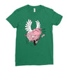 hell yeah piggy Ladies Fitted T-Shirt