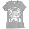 worlds best butcher Ladies Fitted T-Shirt