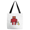 bird powered robot Tote Bags
