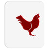 chiken red Mousepad