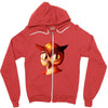 brid funny logo Zipper Hoodie