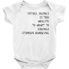 intelligence is the ability to adapt to change Baby Bodysuit