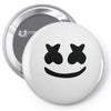 marshmello face Pin-back button