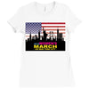2018 Women's March On New York City Ladies Fitted T-Shirt