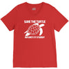 save the turtle V-Neck Tee