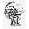 robot girl machine Mousepad