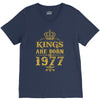 kings are born in 1977 V-Neck Tee
