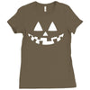 jack o lantern Ladies Fitted T-Shirt